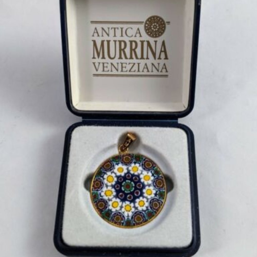 Antica Murrina Venitian Glass Pendant